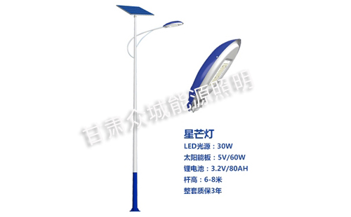 贵南太阳能路灯核心技术参数解读